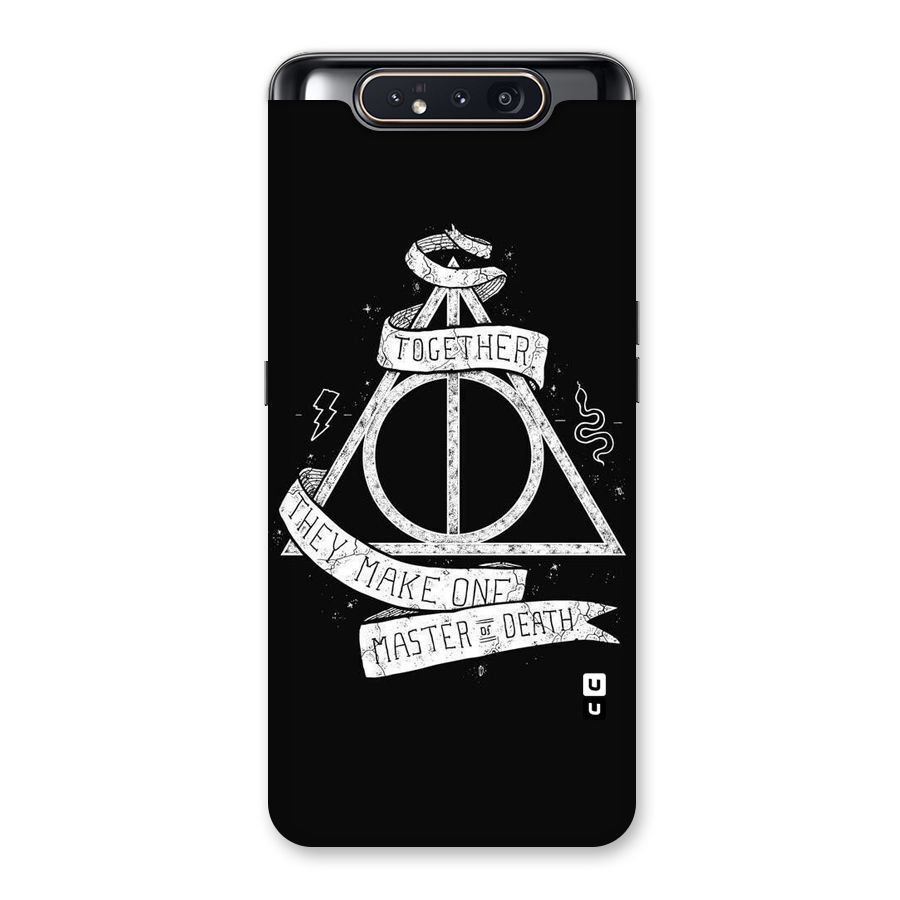 White Ribbon Back Case for Galaxy A80