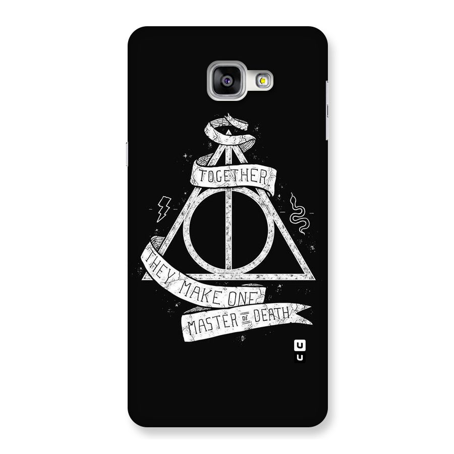 White Ribbon Back Case for Galaxy A9