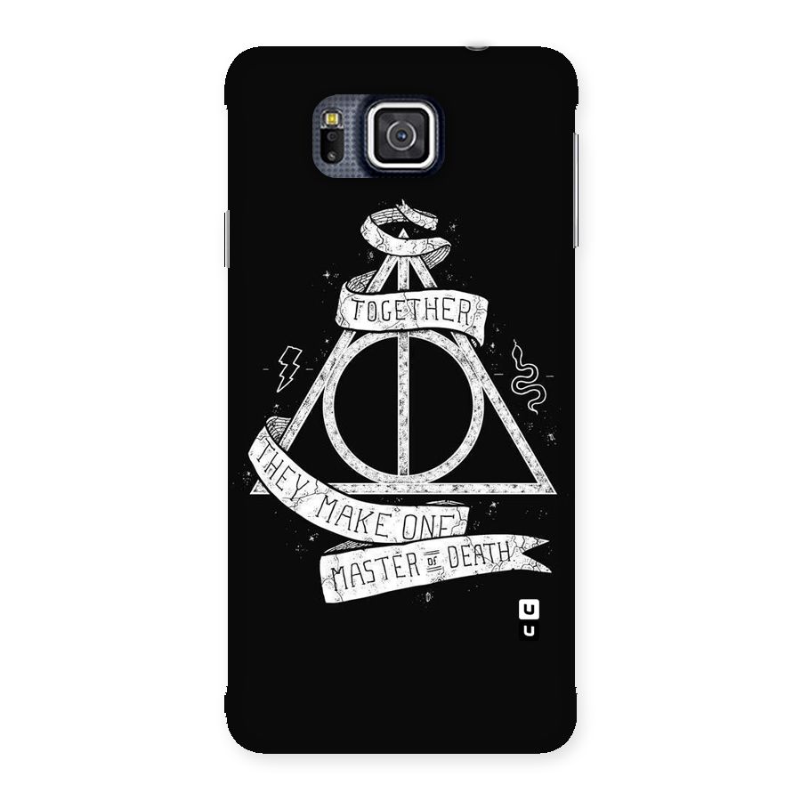 White Ribbon Back Case for Galaxy Alpha