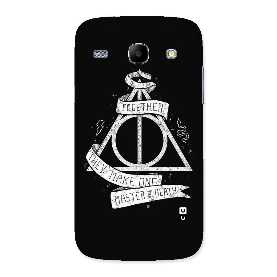 White Ribbon Back Case for Galaxy Core