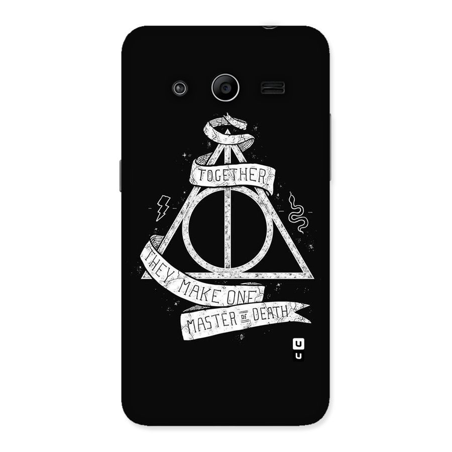White Ribbon Back Case for Galaxy Core 2