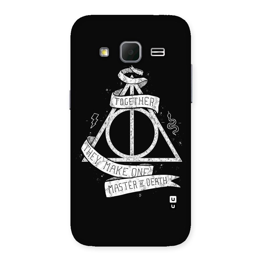 White Ribbon Back Case for Galaxy Core Prime