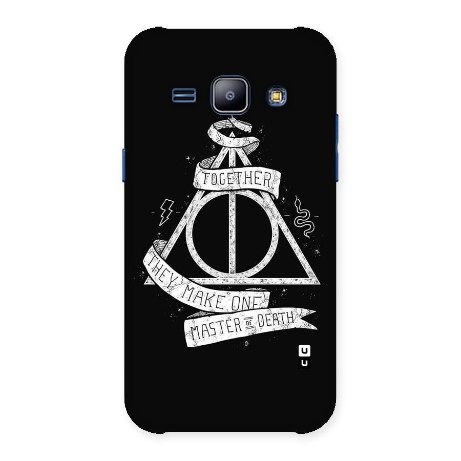 White Ribbon Back Case for Galaxy J1