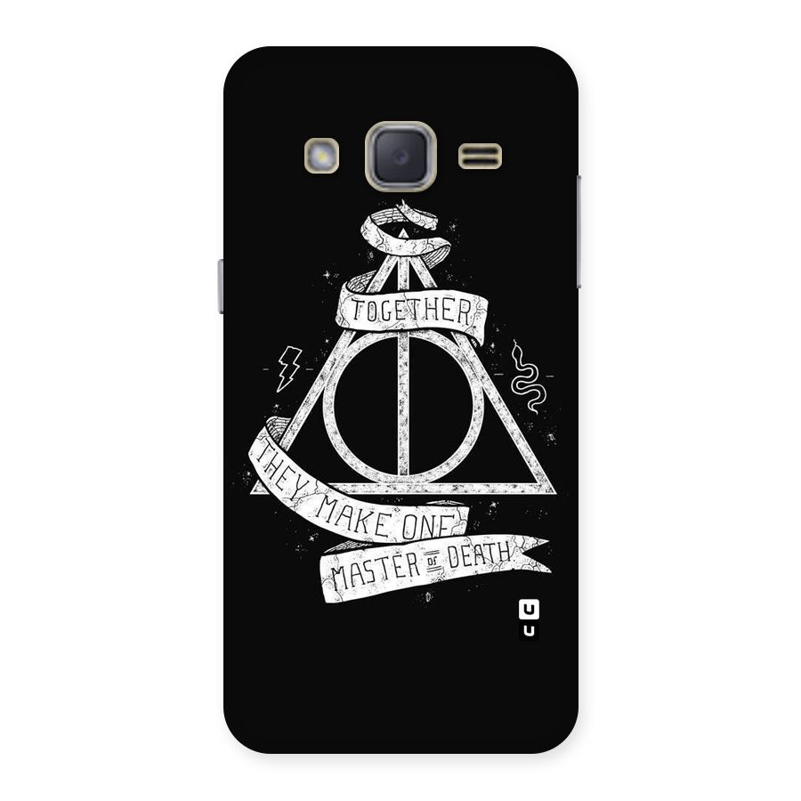 White Ribbon Back Case for Galaxy J2