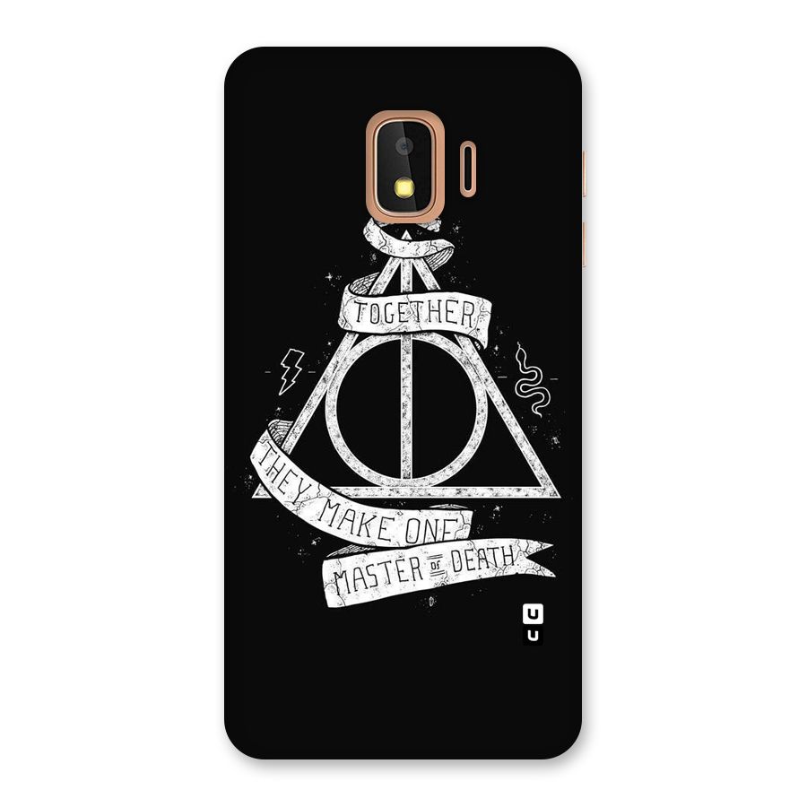 White Ribbon Back Case for Galaxy J2 Core
