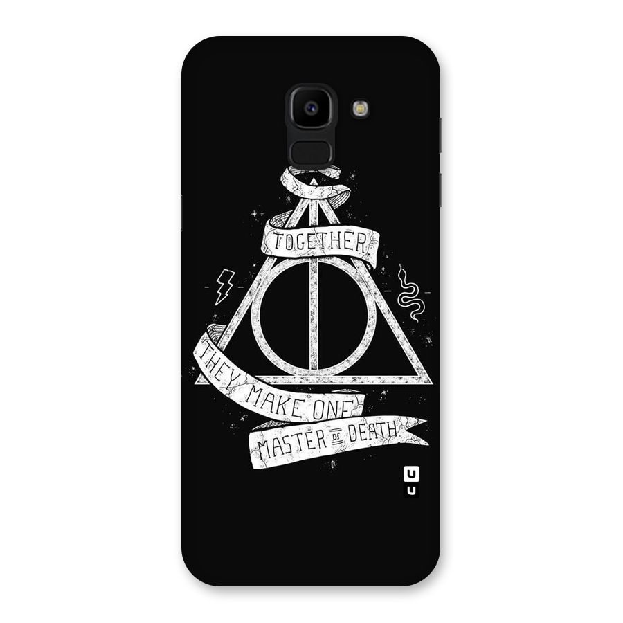 White Ribbon Back Case for Galaxy J6