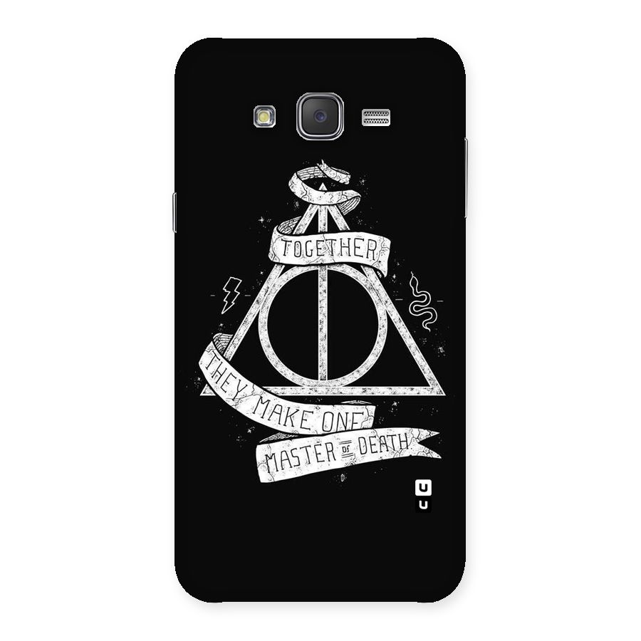 White Ribbon Back Case for Galaxy J7