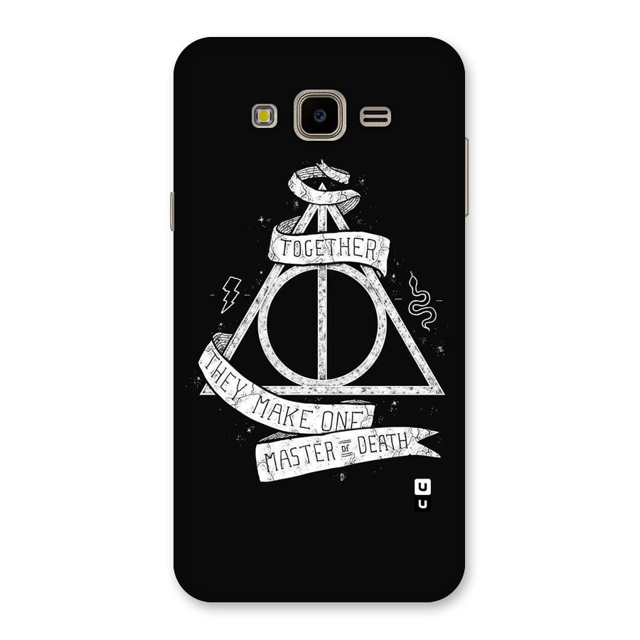 White Ribbon Back Case for Galaxy J7 Nxt