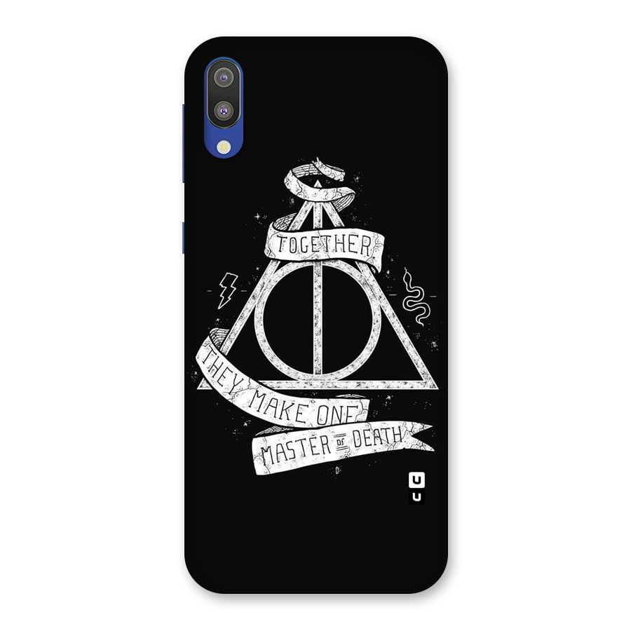 White Ribbon Back Case for Galaxy M10