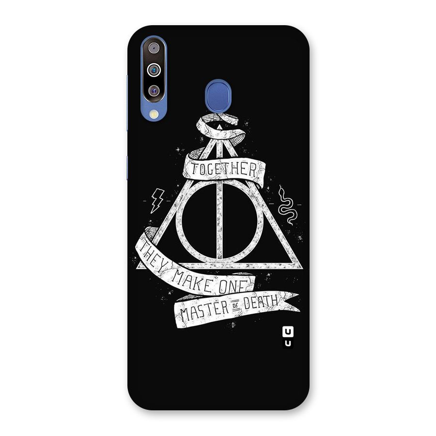White Ribbon Back Case for Galaxy M30