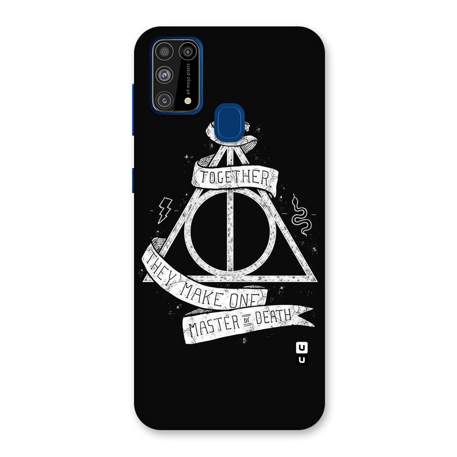 White Ribbon Back Case for Galaxy M31