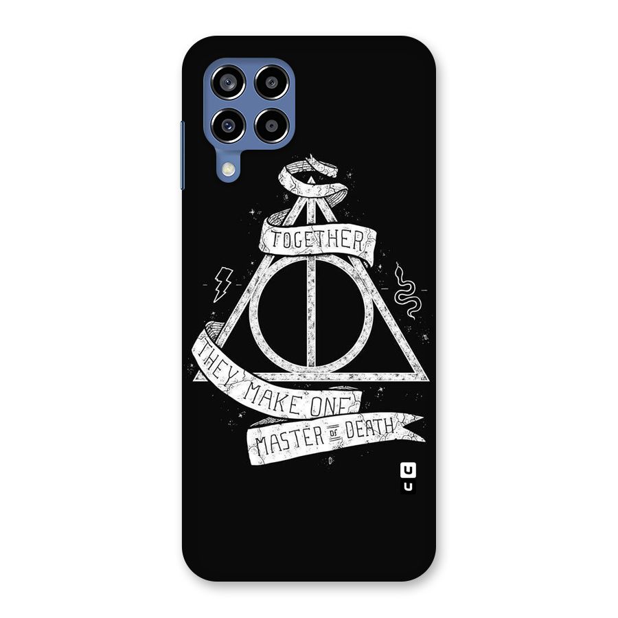 White Ribbon Back Case for Galaxy M53 5G