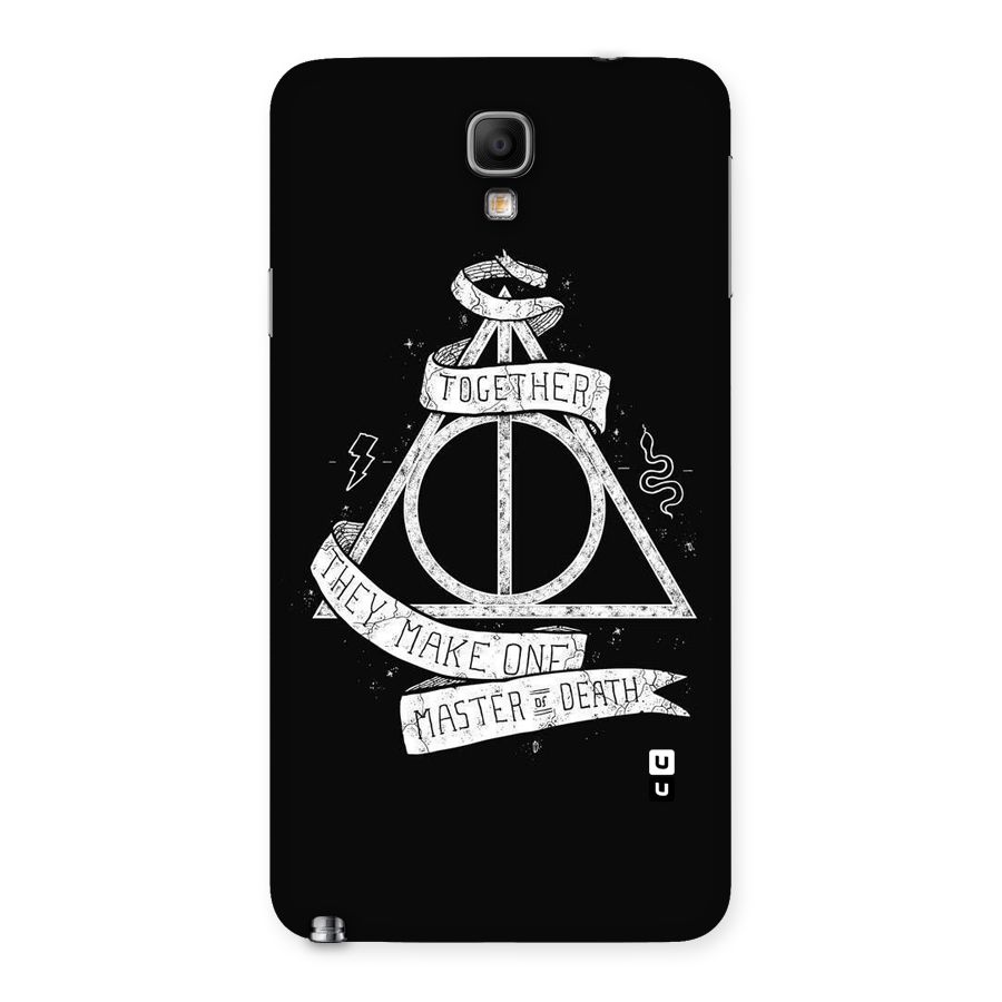 White Ribbon Back Case for Galaxy Note 3 Neo