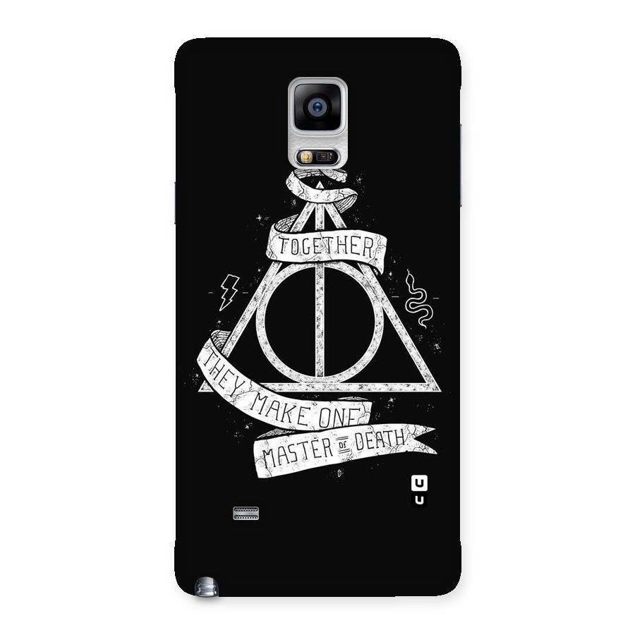 White Ribbon Back Case for Galaxy Note 4