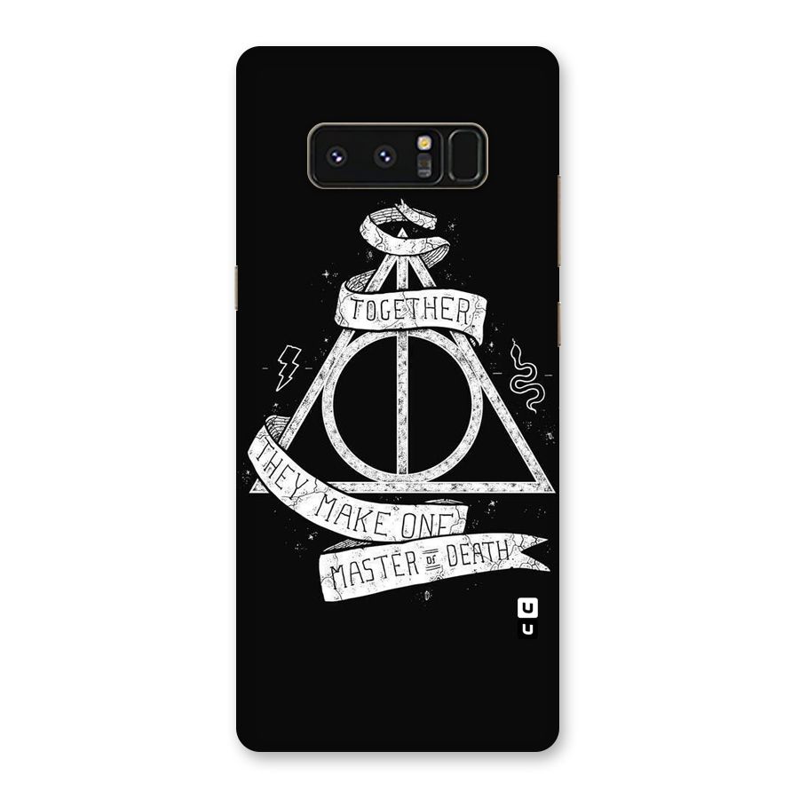 White Ribbon Back Case for Galaxy Note 8