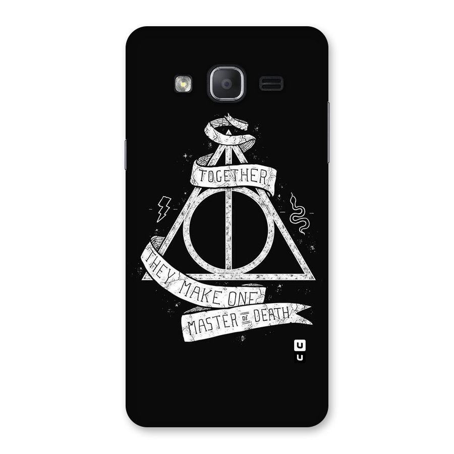 White Ribbon Back Case for Galaxy On7 2015