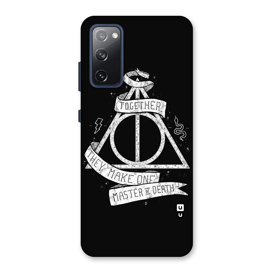 White Ribbon Back Case for Galaxy S20 FE