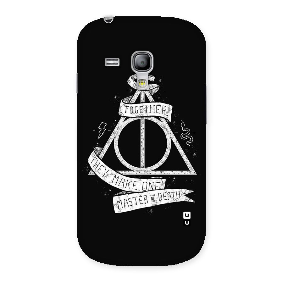 White Ribbon Back Case for Galaxy S3 Mini