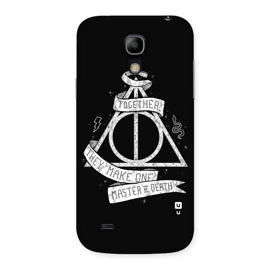 White Ribbon Back Case for Galaxy S4 Mini