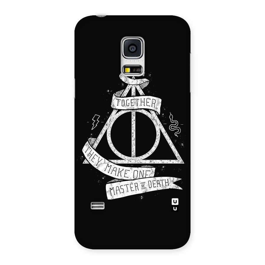 White Ribbon Back Case for Galaxy S5 Mini