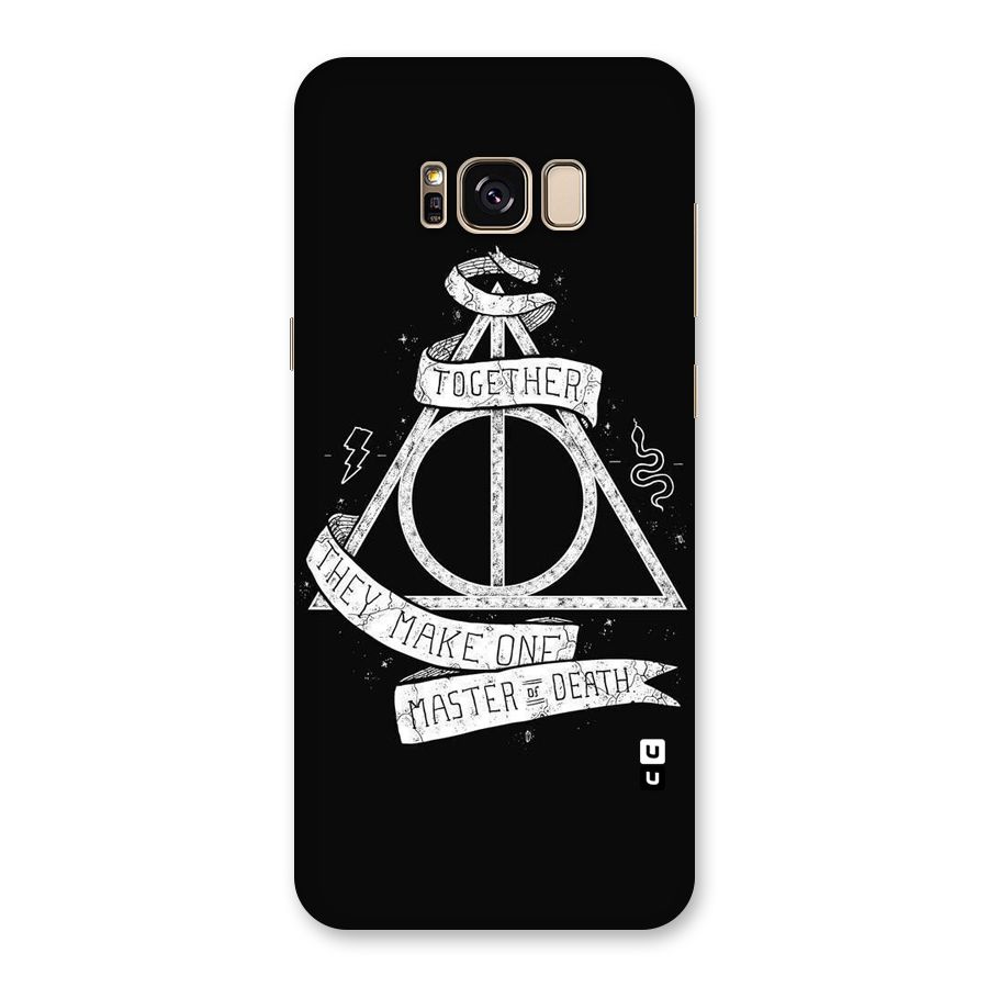 White Ribbon Back Case for Galaxy S8 Plus