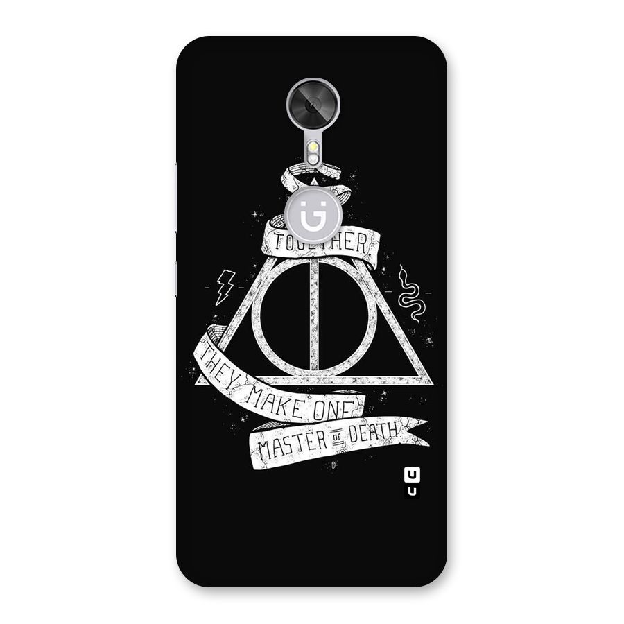 White Ribbon Back Case for Gionee A1