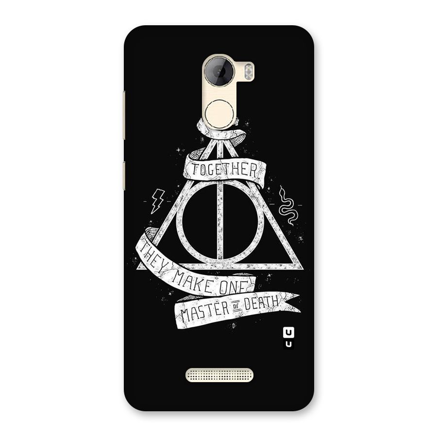 White Ribbon Back Case for Gionee A1 LIte