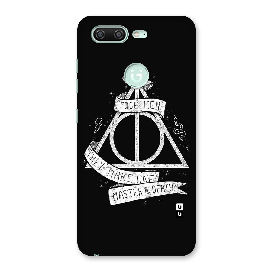 White Ribbon Back Case for Gionee S10