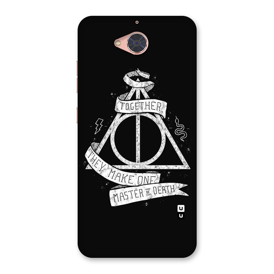 White Ribbon Back Case for Gionee S6 Pro