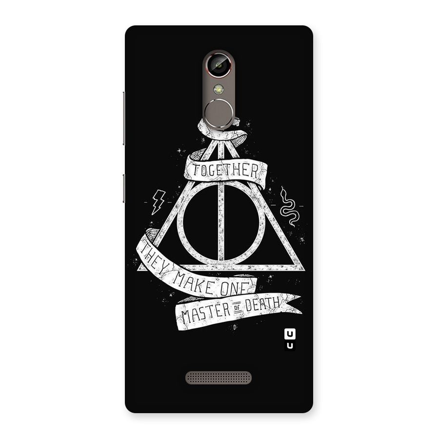 White Ribbon Back Case for Gionee S6s