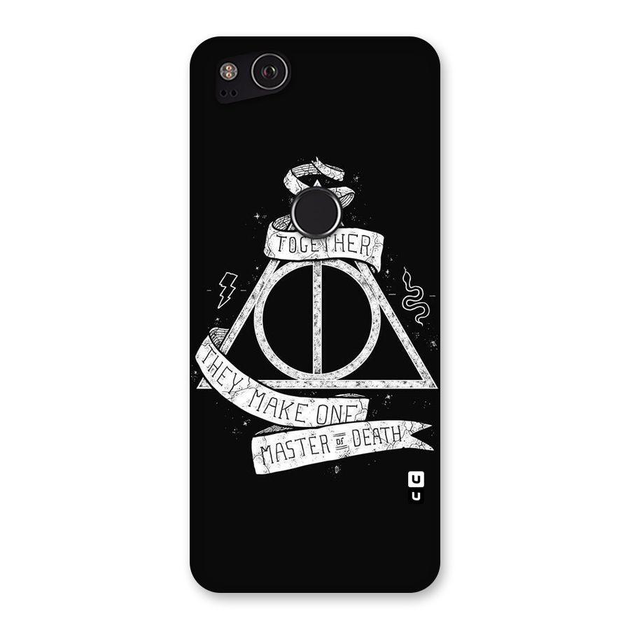 White Ribbon Back Case for Google Pixel 2