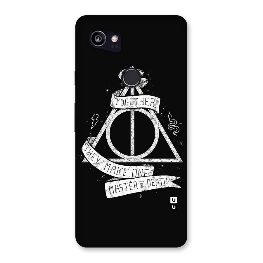 White Ribbon Back Case for Google Pixel 2 XL