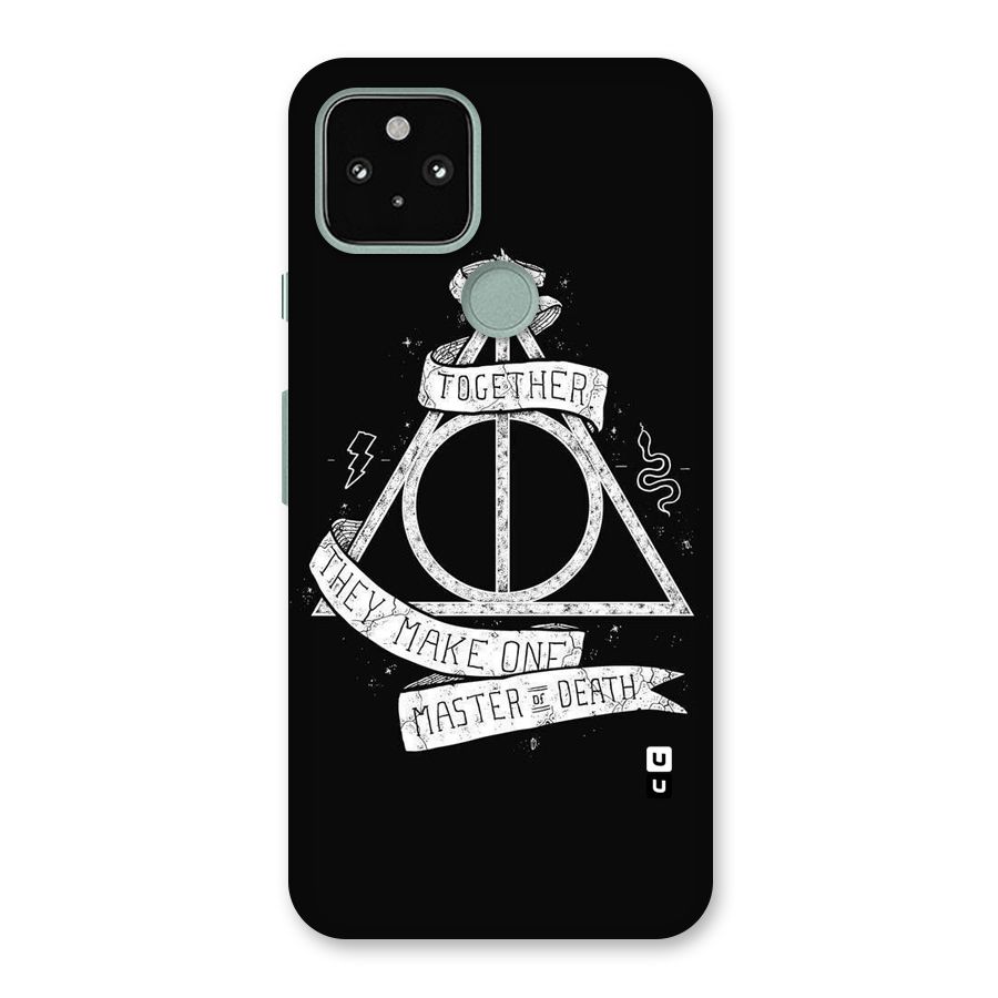 White Ribbon Back Case for Google Pixel 5