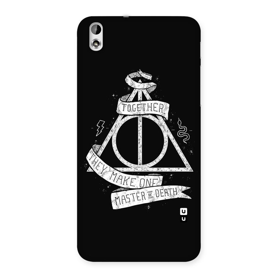 White Ribbon Back Case for HTC Desire 816g