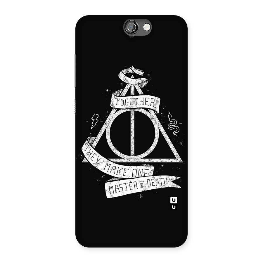 White Ribbon Back Case for HTC One A9