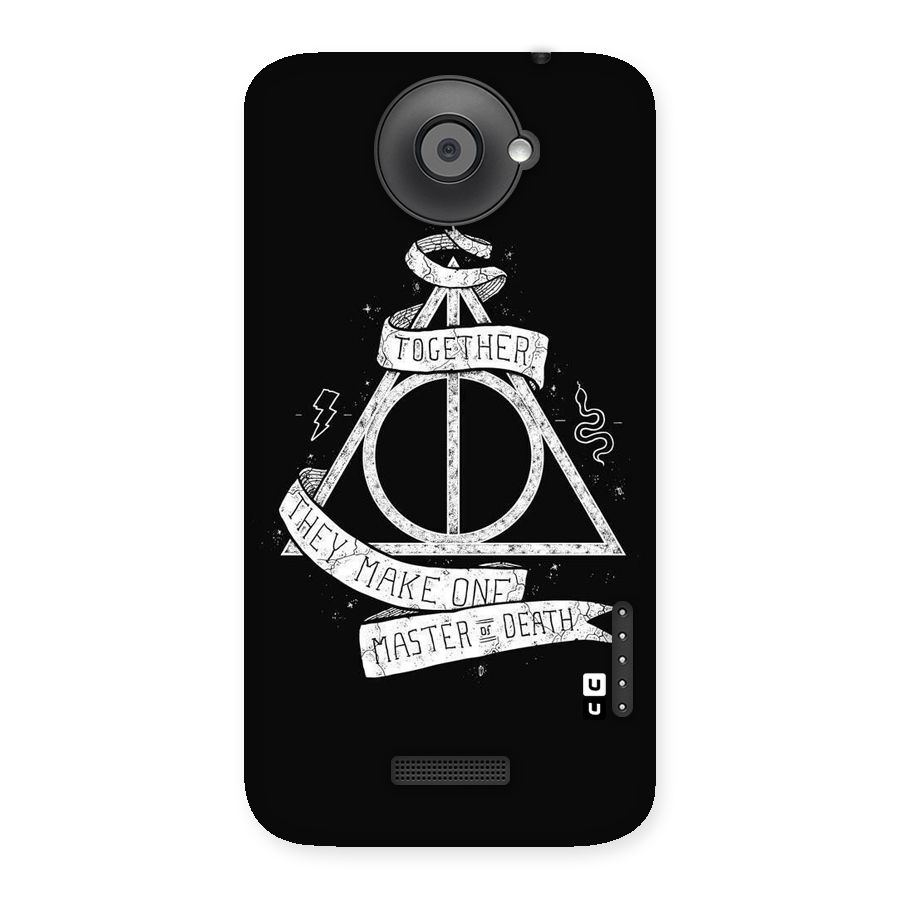 White Ribbon Back Case for HTC One X