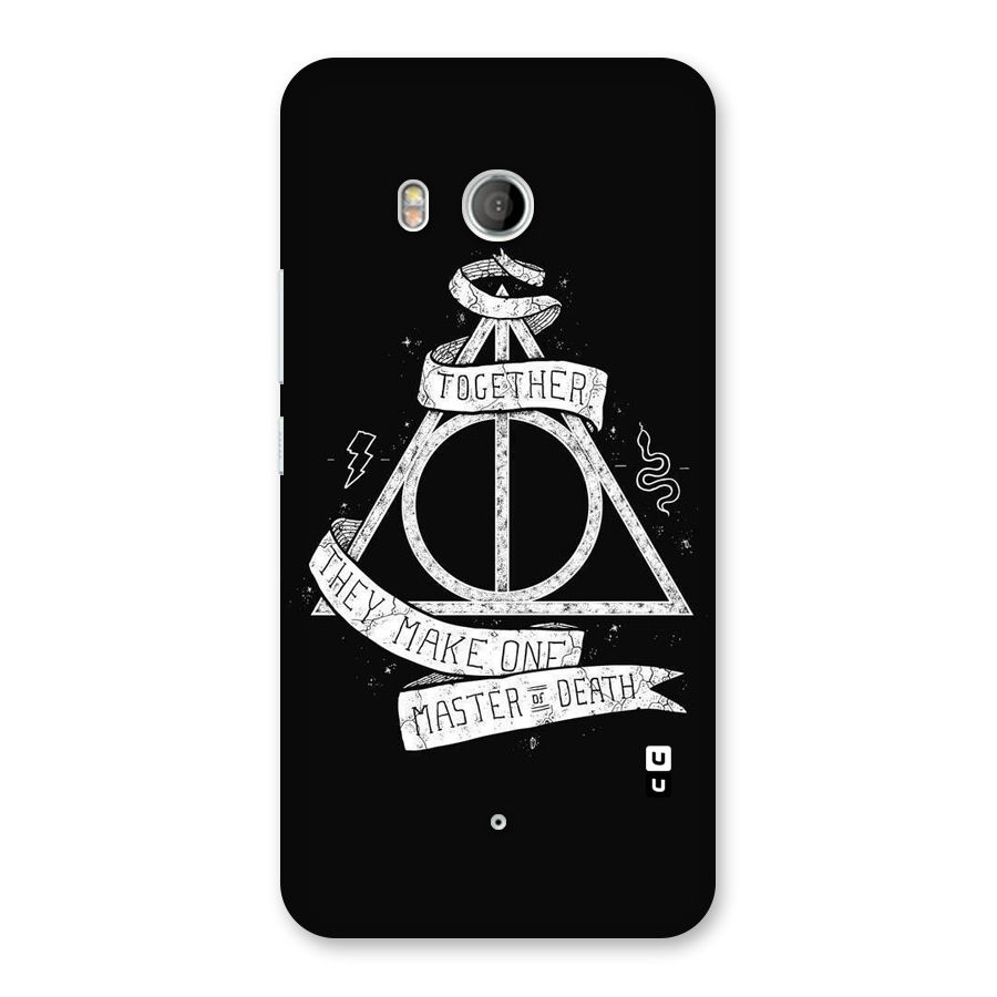 White Ribbon Back Case for HTC U11