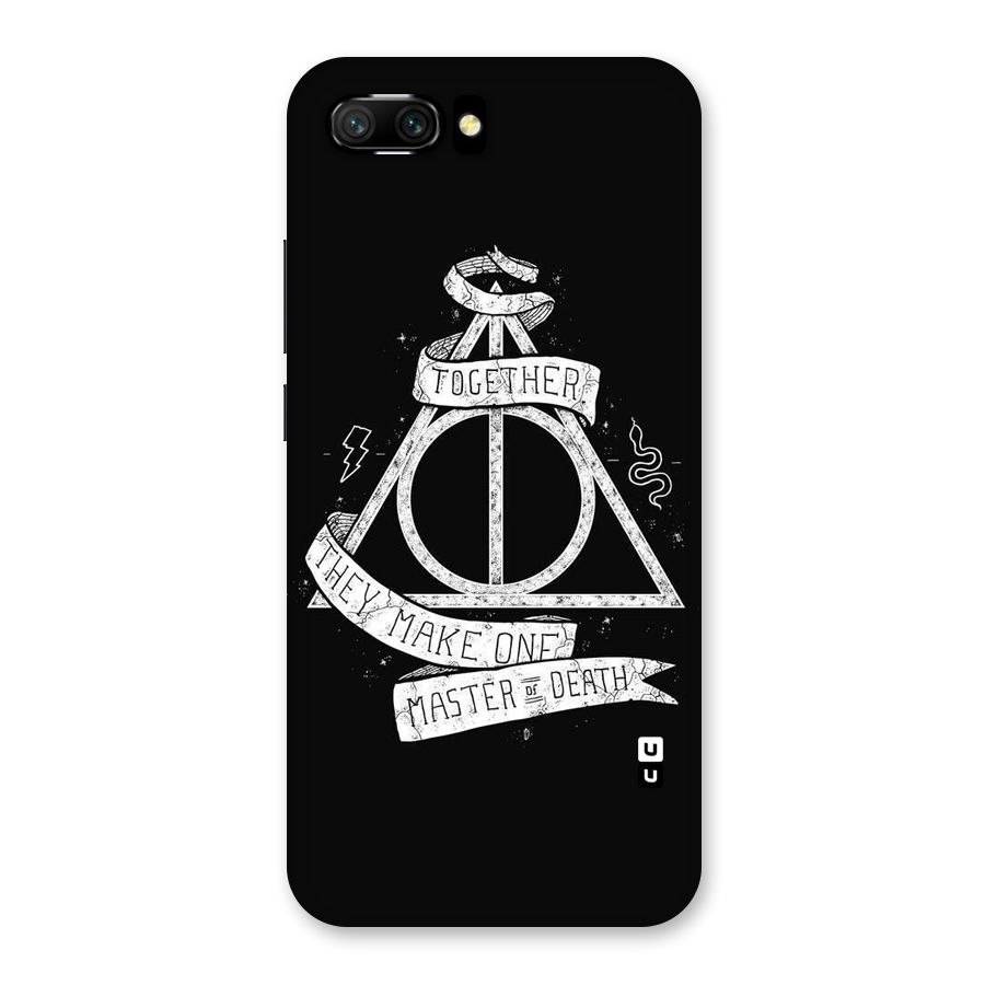 White Ribbon Back Case for Honor 10
