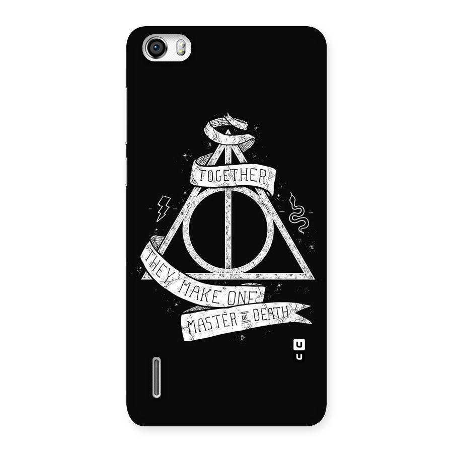 White Ribbon Back Case for Honor 6