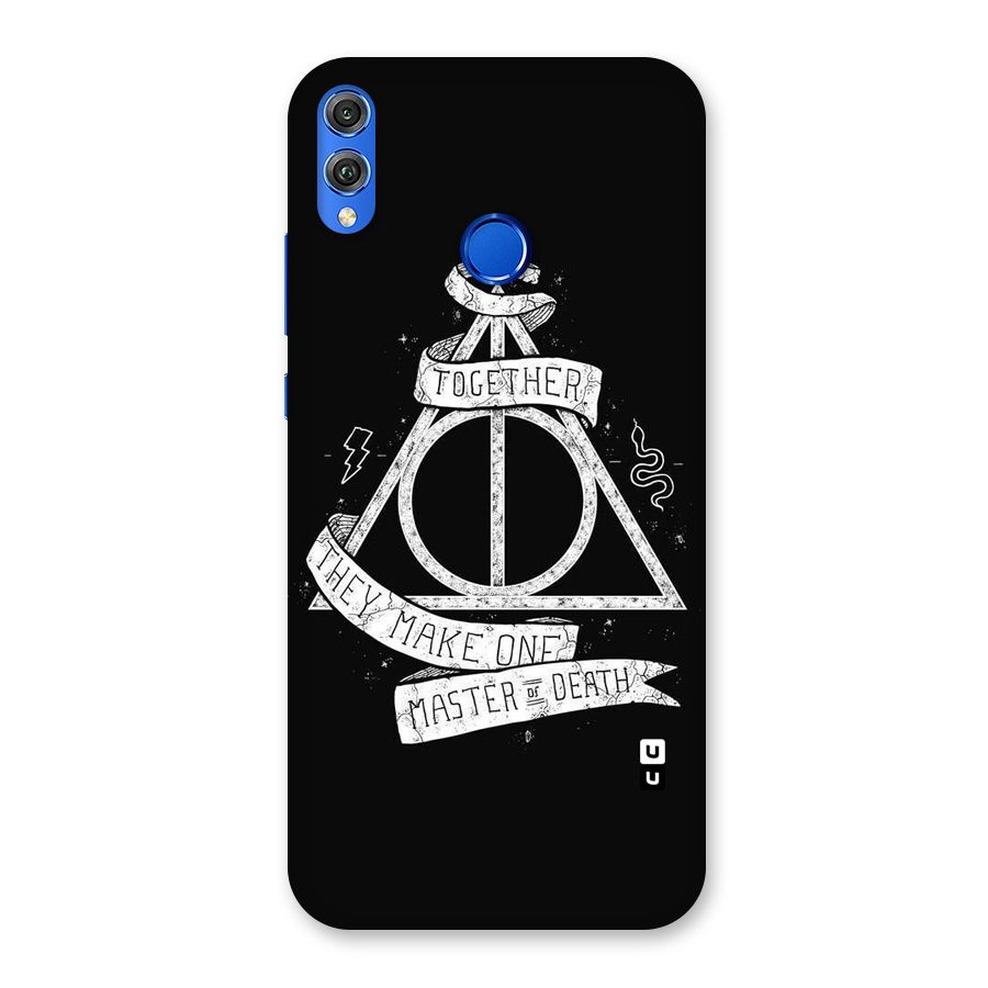 White Ribbon Back Case for Honor 8X