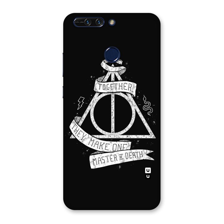 White Ribbon Back Case for Honor 8 Pro