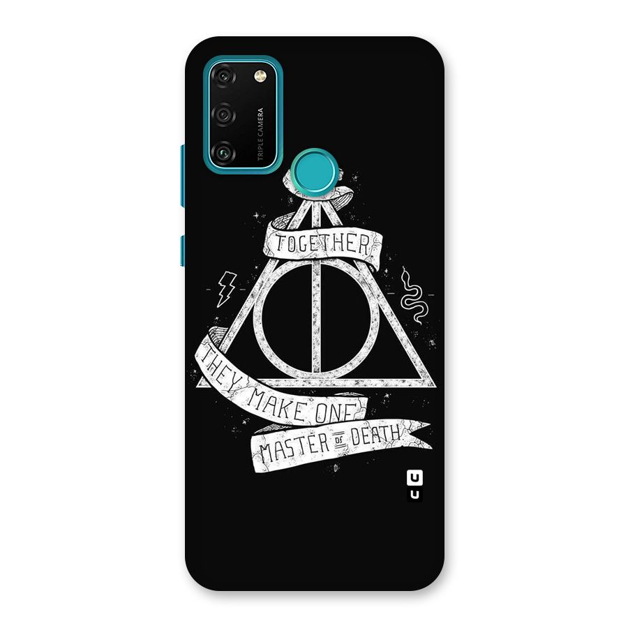 White Ribbon Back Case for Honor 9A