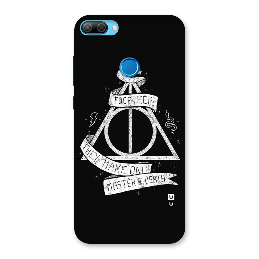 White Ribbon Back Case for Honor 9N