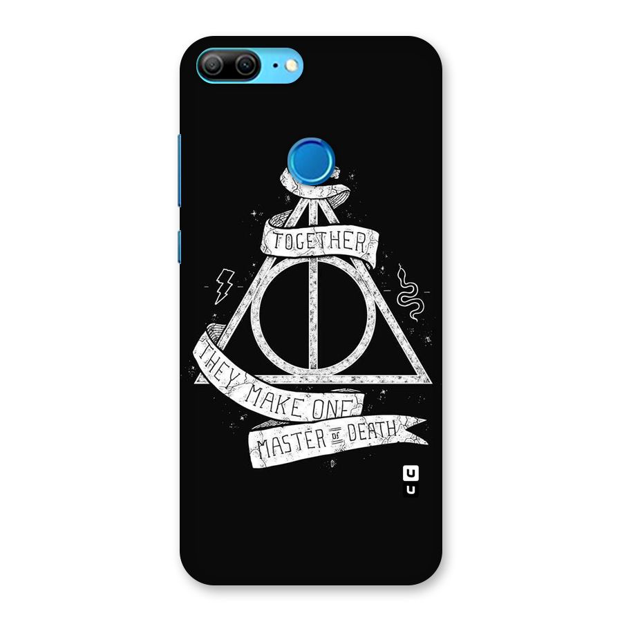 White Ribbon Back Case for Honor 9 Lite