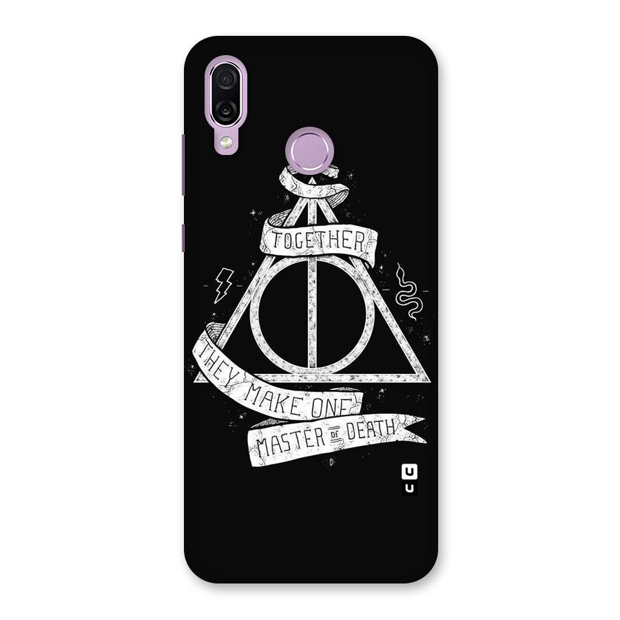 White Ribbon Back Case for Honor Play