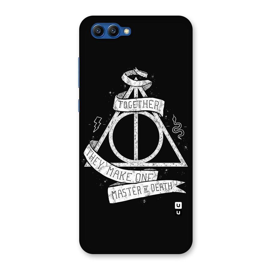 White Ribbon Back Case for Honor View 10