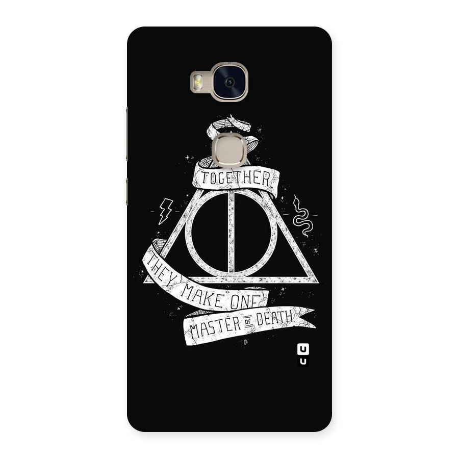 White Ribbon Back Case for Huawei Honor 5X