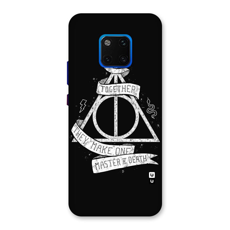 White Ribbon Back Case for Huawei Mate 20 Pro