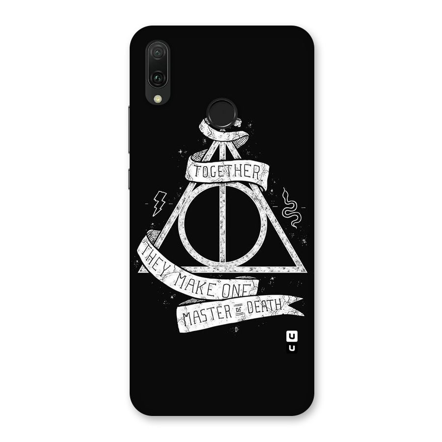 White Ribbon Back Case for Huawei Y9 (2019)