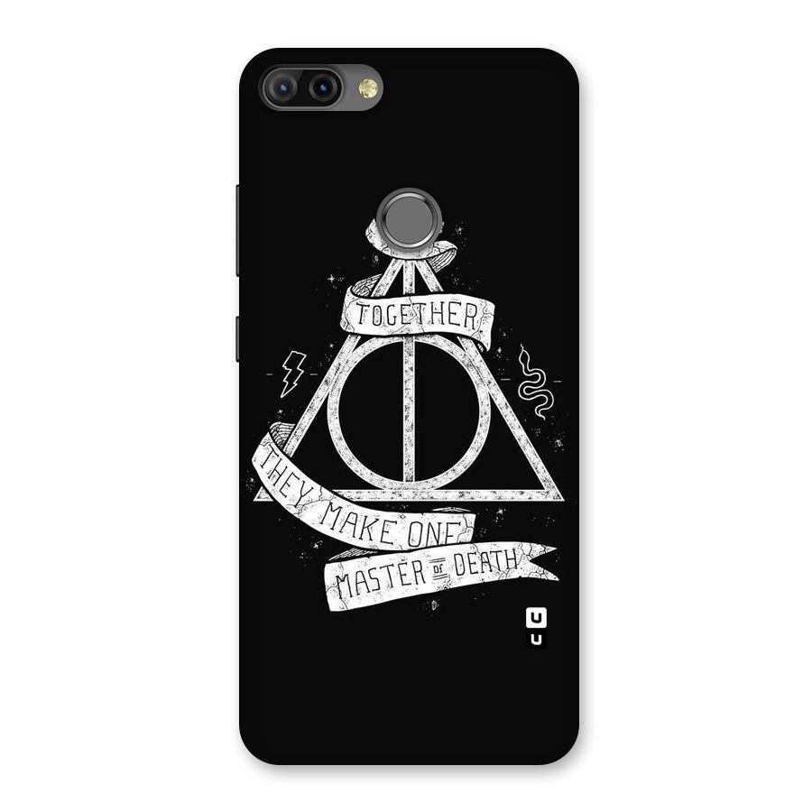 White Ribbon Back Case for Infinix Hot 6 Pro